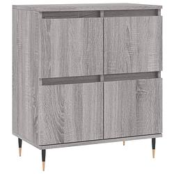 Foto van Vidaxl dressoir 60x30x75 cm bewerkt hout grijs sonoma eikenkleurig