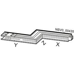 Foto van Siemens bvp:261816 railbak aluminium lichtgrijs 699 mm² 1000 a