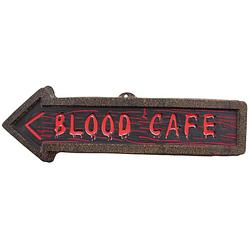 Foto van Funny fashion 74565 wanddecoratie blood cafe 57 cm