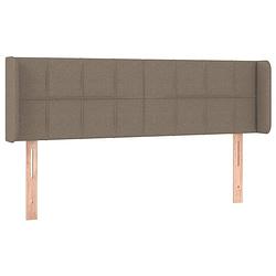 Foto van The living store hoofdeind hoofdbord - 147 x 16 x 78/88 cm - taupe