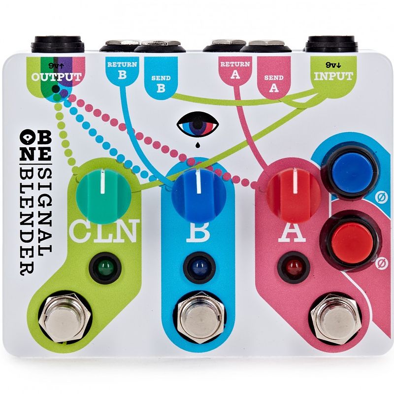 Foto van Old blood noise endeavors signal blender parallel effect blender / mixer / router pedal