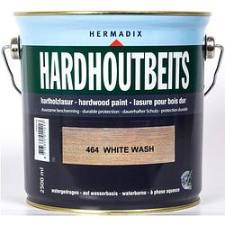 Foto van Hermadix - hardhoutbeits 464 white wash 2500 ml