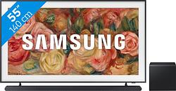 Foto van Samsung the frame 55ls03d (2024) + soundbar