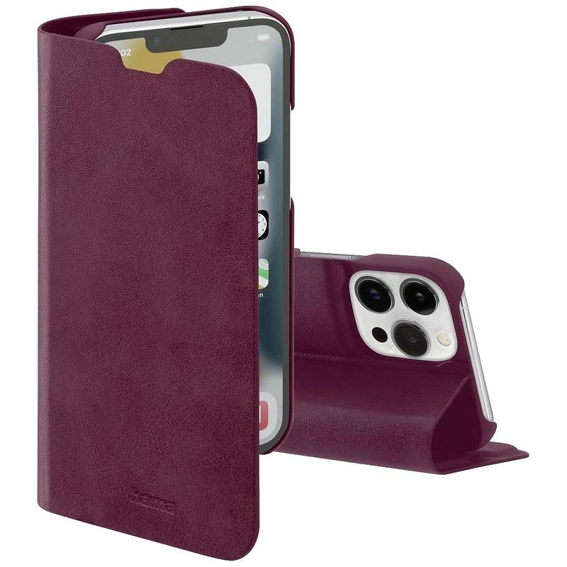 Foto van Hama guard pro booklet apple iphone 14 pro bordeaux