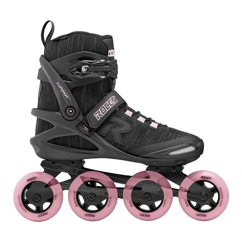 Foto van Roces warp thread w tif 84 inlineskates dames zwart/roze maat 38