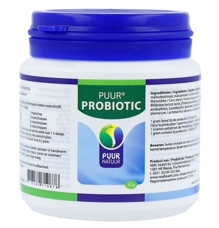 Foto van Puur natuur probiotica 50gr