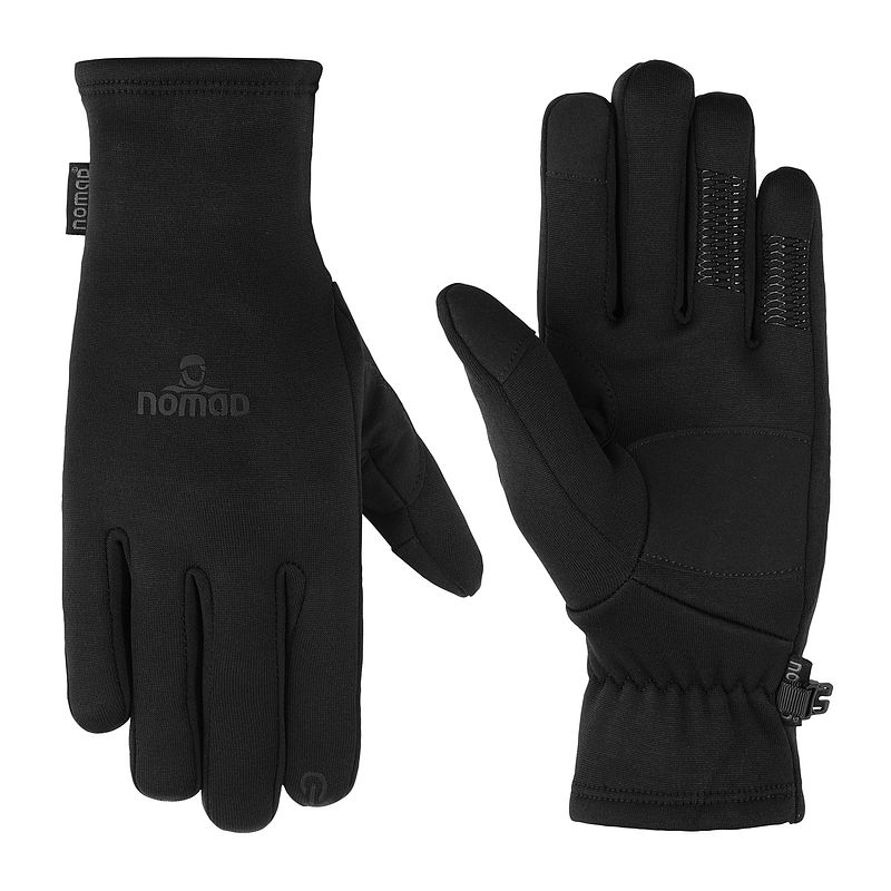 Foto van Nomad® - stretch winter handschoen- flexibel & warm - lichtgewicht, sneldrogend - extra grip - m&attribute_pa_color=101-black