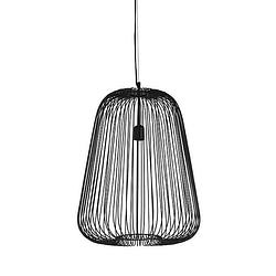 Foto van Light & living - hanglamp rilanu - 47x47x64 - zwart