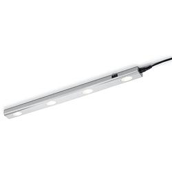 Foto van Led keukenkast verlichting - trion arigany - 4w - koppelbaar - warm wit 3000k - 4-lichts - rechthoek - mat grijs