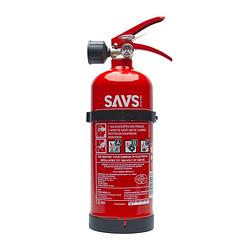 Foto van Savs® brandblusser vetblusser 2 liter - schuim - gpn-2x abf/m - blusrating 8a 55b 40f - geschikt voor keukens (f)
