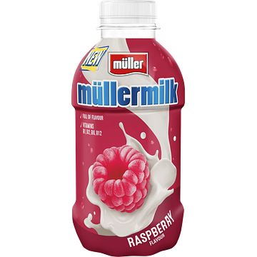 Foto van Mullermilk framboos 380ml aanbieding bij jumbo | 2 voor 2.00