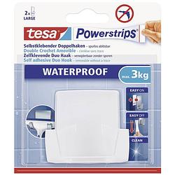 Foto van Tesa powerstrips® tesa powerstrips waterproof duohaken wit