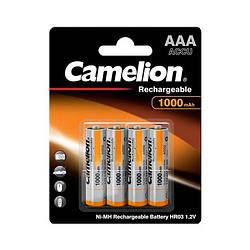 Foto van Camelion nh-aaa1000bp4 rechargeable battery nikkel-metaalhydride (nimh)