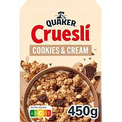 Foto van Quaker cruesli cookies & cream 450gr bij jumbo