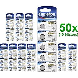 Foto van 50 stuks (10 blisters a 5st) - camelion cr2430 lithium knoopcel batterij