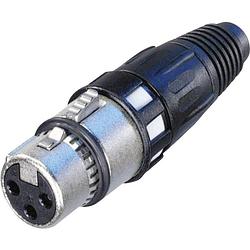 Foto van Neutrik nc3fxcc xlr-connector bus, recht aantal polen: 3 zilver 1 stuk(s)