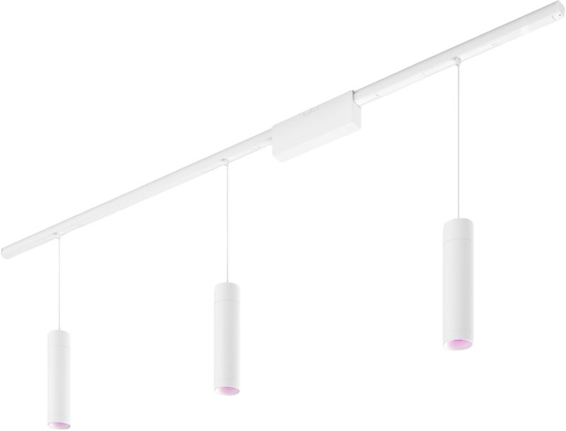 Foto van Philips hue perifo railverlichting plafond - 3 hanglampen - white and color - wit