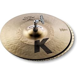 Foto van Zildjian k custom hybrid hi-hats 13.25 inch hi-hat bekkens