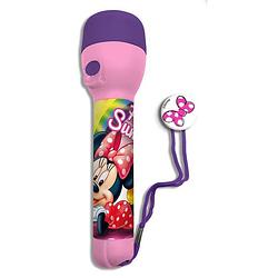 Foto van Disney led-zaklamp minnie mouse meisjes 9 cm roze/paars