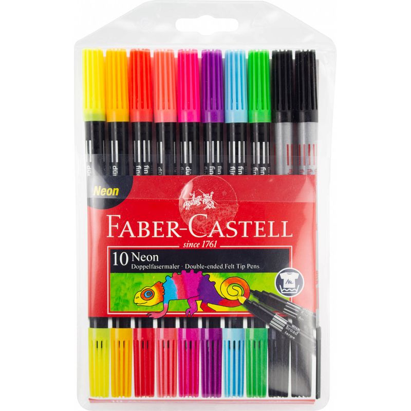 Foto van Faber castell viltstiften junior 20,5 x 13, cm 10 stuks