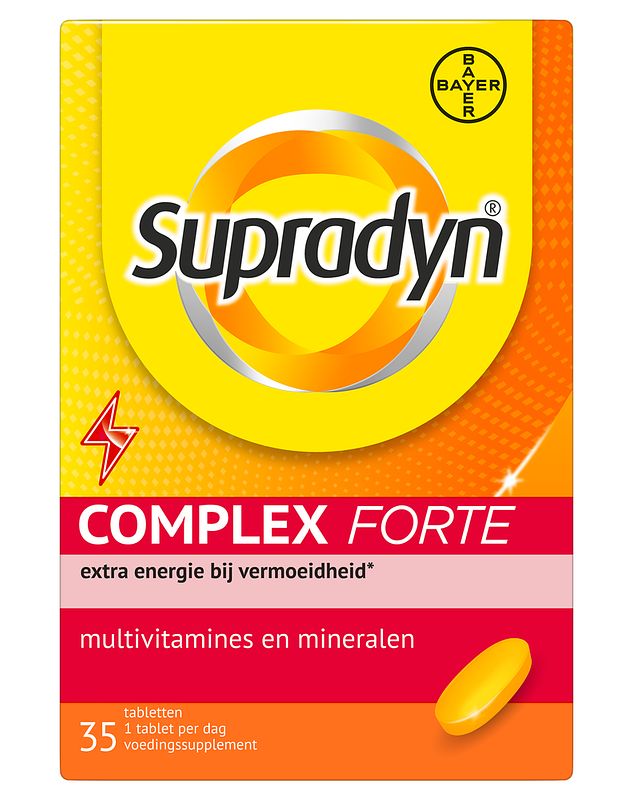 Foto van Supradyn complex forte tabletten (voedingssuplement), 35 stuks bij jumbo