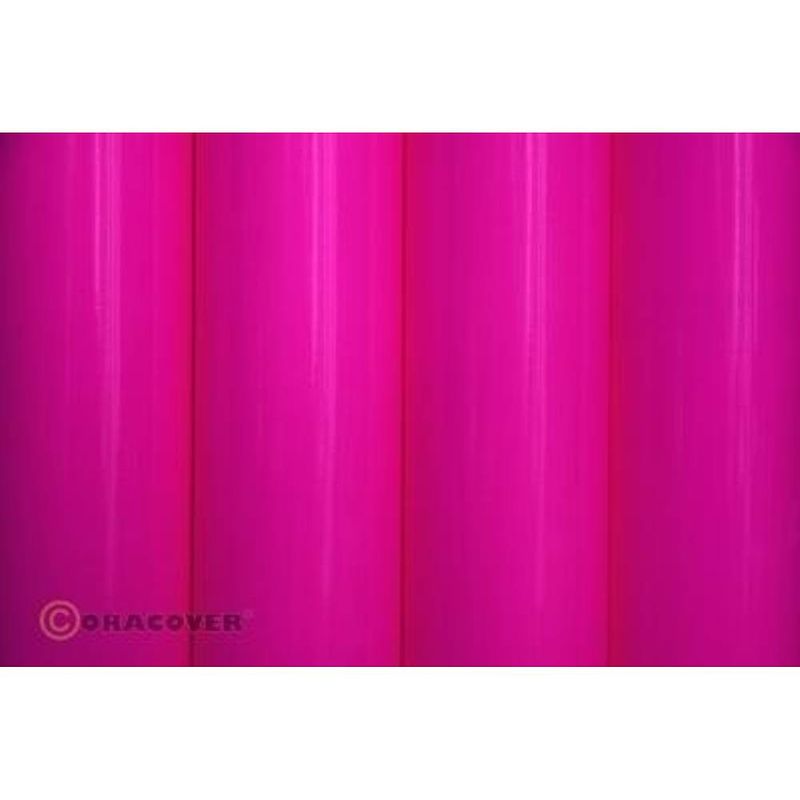 Foto van Oracover 21-014-002 strijkfolie (l x b) 2 m x 60 cm neon-roze (fluorescerend)