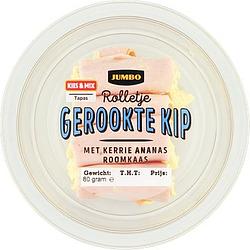 Foto van 3 voor € 6,00 | jumbo kip met kerrie ananasroomkaas 80g aanbieding bij jumbo