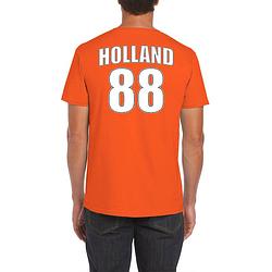 Foto van Holland shirt met rugnummer 88 - nederland fan t-shirt / outfit voor heren 2xl - feestshirts