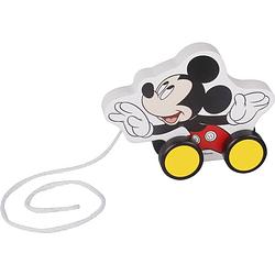 Foto van Disney trekfiguur mickey mouse 12,3 cm hout wit/zwart