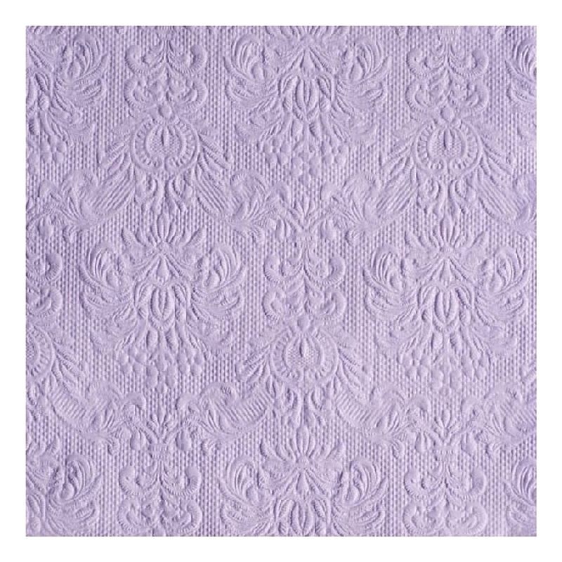 Foto van 30x servetten paars met decoratie 3-laags - feestservetten