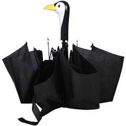 Foto van Esschert design paraplu pinguïn 96,5 x 67,5 cm zijde zwart