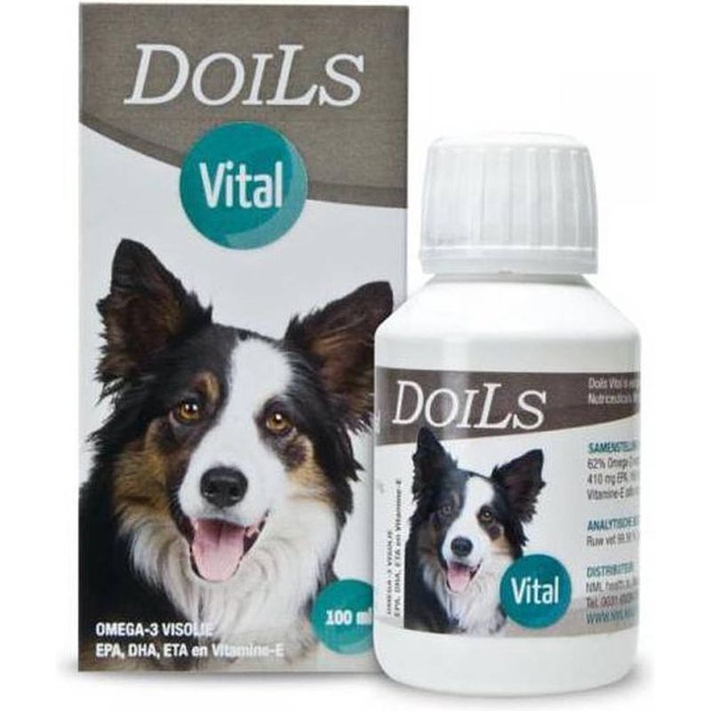 Foto van Relaxpets - doils - vital - algeheel goede conditie en een gezonde bek van de hond - 100 ml