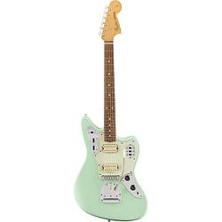 Foto van Fender vintera 60s jaguar mod surf green pf met gigbag