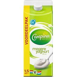 Foto van Campina yoghurt mager 1, 5l bij jumbo
