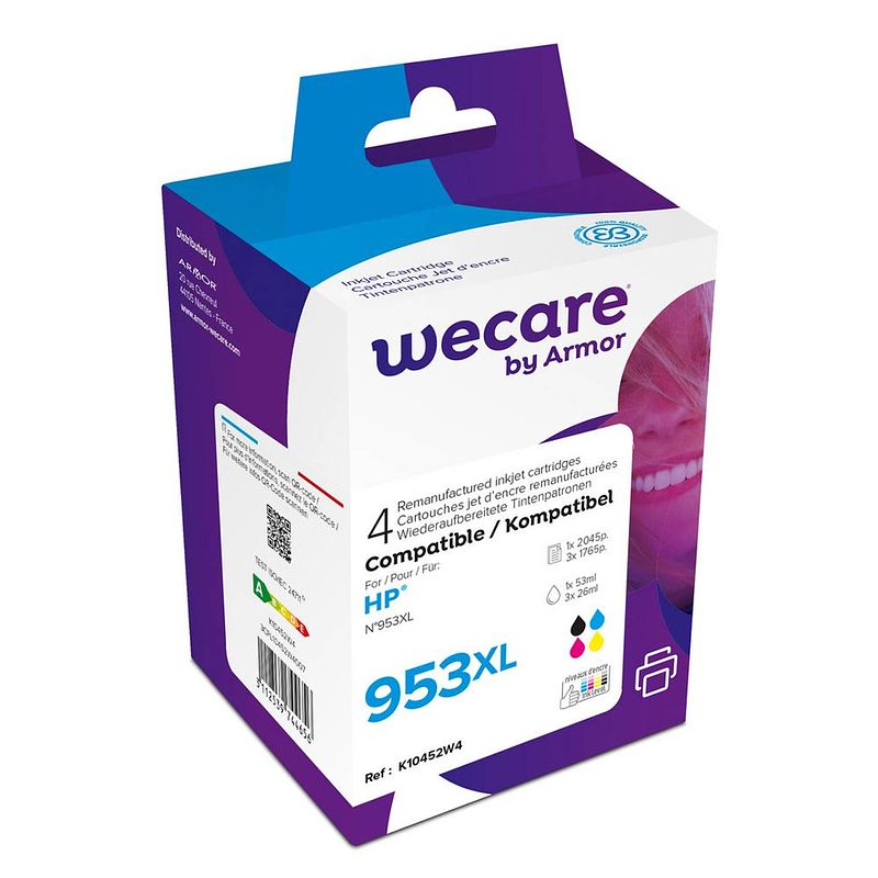 Foto van Wecare cartridge compatible met hp 953 xl combipack