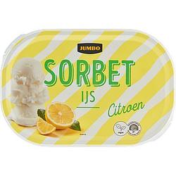 Foto van Jumbo sorbet citroen 1l