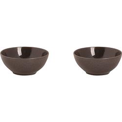 Foto van Mammoet schaal spirit 15 cm 51 cl grijs stoneware 2 stuk(s)