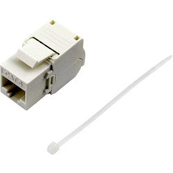 Foto van Tru components rj45-koppeling, cat. 6 93038c369 koppeling, recht aantal polen 8 wit 1 stuk(s)