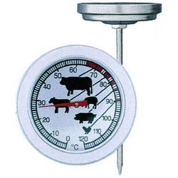 Foto van Vleesthermometer rvs wit waterdicht