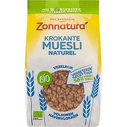 Foto van Zonnatura biologische krokante muesli naturel 375g bij jumbo