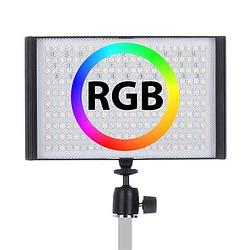 Foto van Falcon eyes rgb led lamp set t8 incl. accu