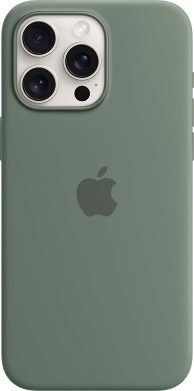 Foto van Apple iphone 15 pro max back cover met magsafe cipres