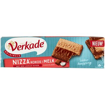 Foto van Verkade nizza kokos melk chocolade 177g bij jumbo