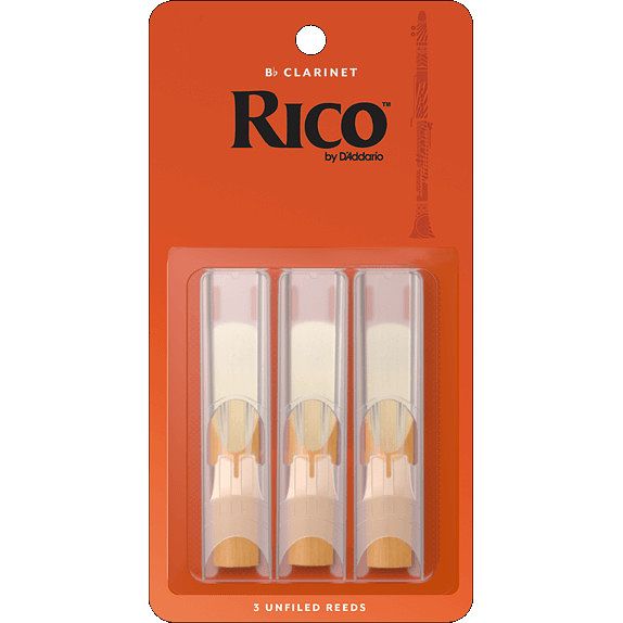 Foto van D'saddario woodwinds rico 3.5 rieten voor bb klarinet (3 stuks)