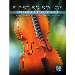 Foto van Hal leonard first 50 songs you should play on cello songboek voor cello