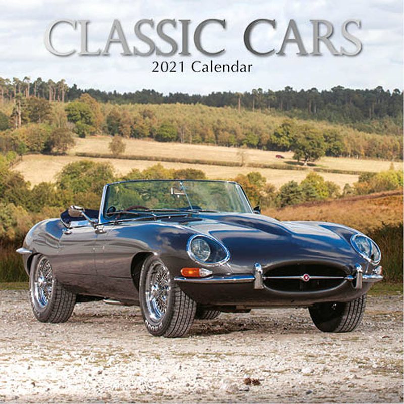 Foto van Comello wandkalender 2021 klassieke auto's 30 cm papier