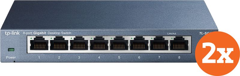 Foto van Tp-link tl-sg108 duo pack