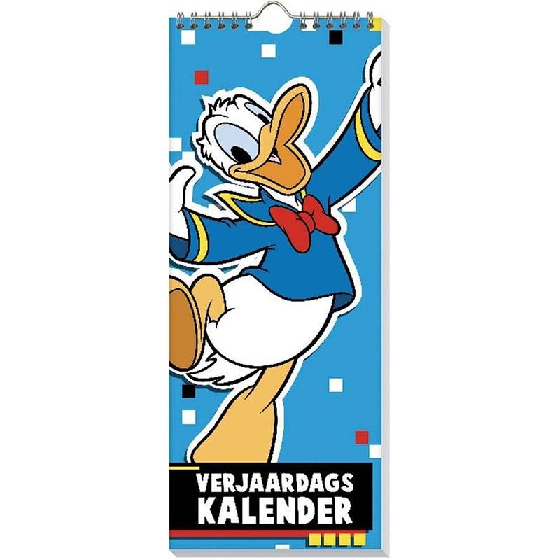 Foto van Donald duck verjaardagskalender - 13 x 33 cm