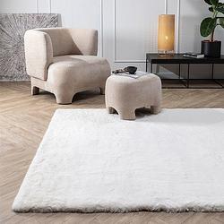 Foto van Grandstone vloerkleed comfy - creme 100 ø