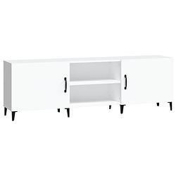 Foto van The living store tv-kast - classic - meubel - 150x30x50 cm - wit